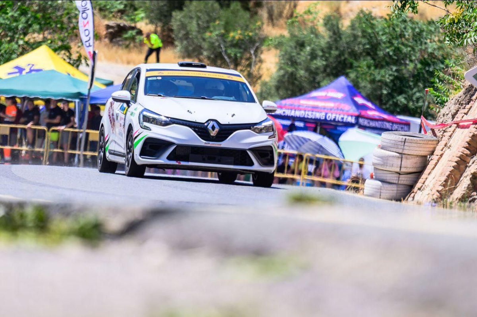 Antonio Fernández en el circuito de Lanjarón
