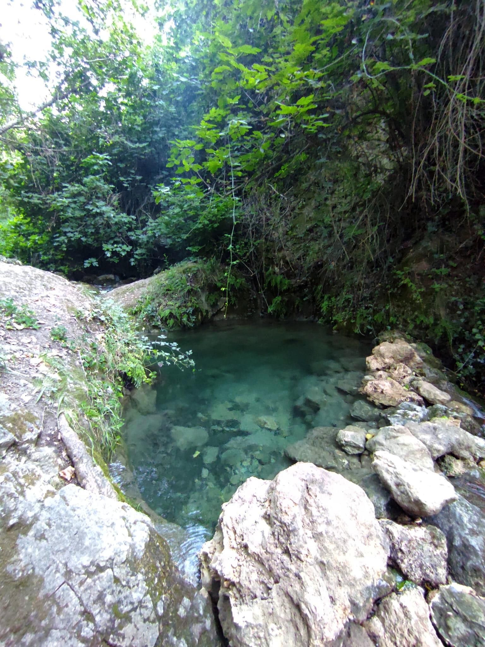 Paradisíaca poza de agua en el río Cerezuelo. ¡Para valientes! Paradisíaca poza de agua en el río Cerezuelo. ¡Para valientes!