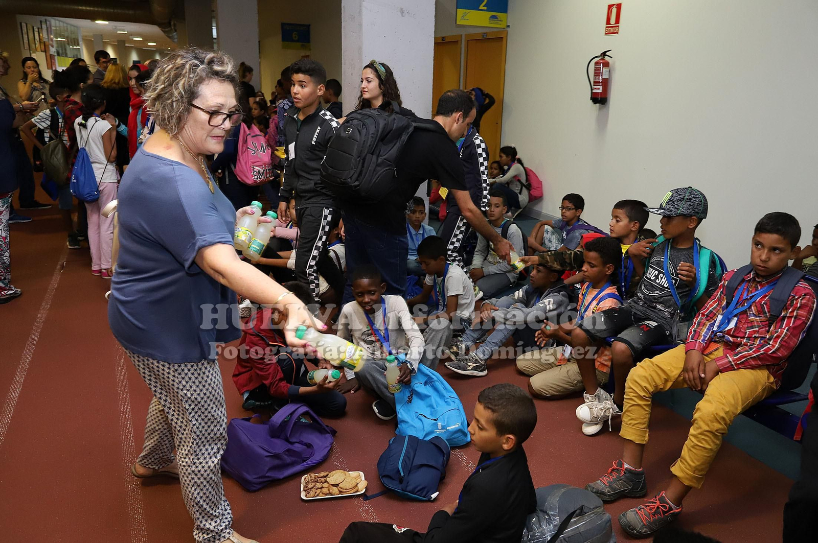 Imágenes de la llegada de los niños saharauis