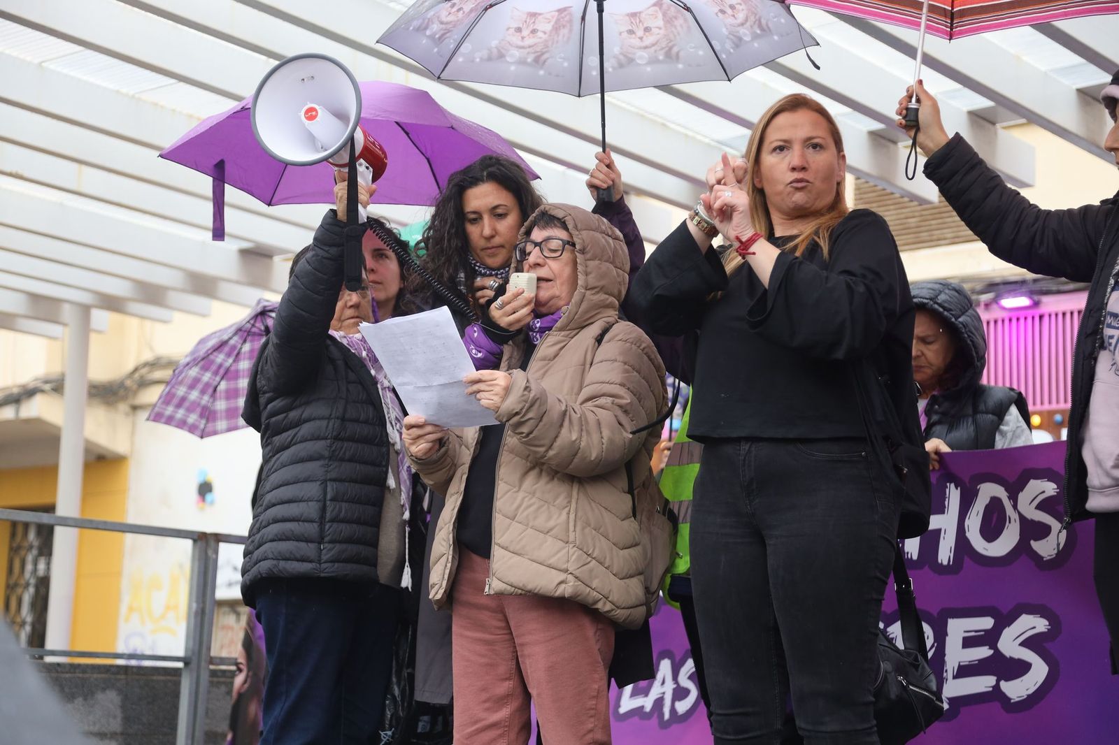 Así ha sido la concentración contra la violencia machista en Málaga