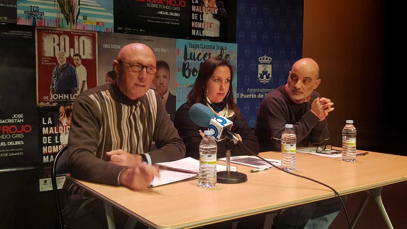 De izda. a dcha.: Antonio Ahucha, María Eugenia Lara y Raúl Barriuso.