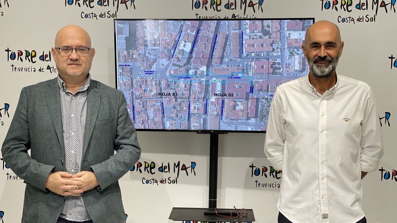 Presentación de las últimas obras de saneamiento en Vélez-Málaga.