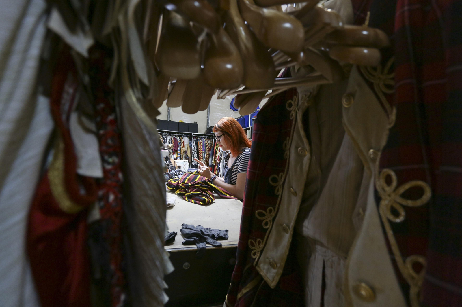 El ensayo del Circo del Sol en Málaga para su espectáculo 'Kooza'