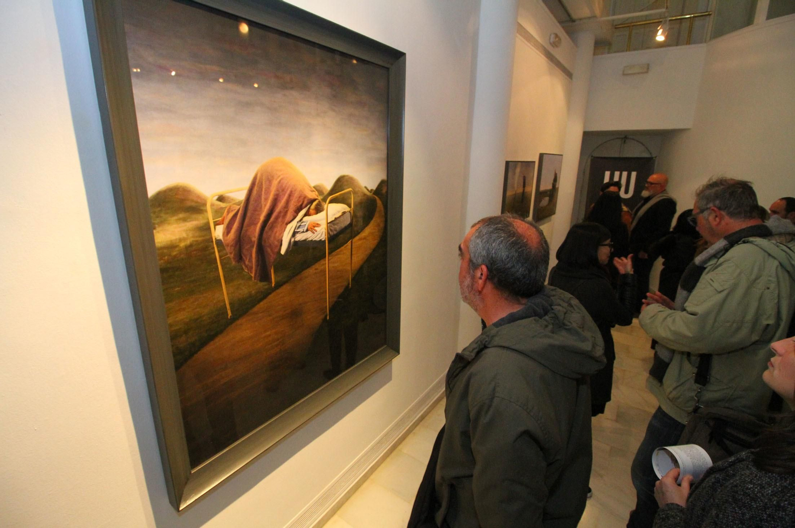 Imágenes de la inauguración de dos exposiciones de Latitudes: 'Cespedosa', de Castro Prieto, y 'Untitled', de Teun Hocks