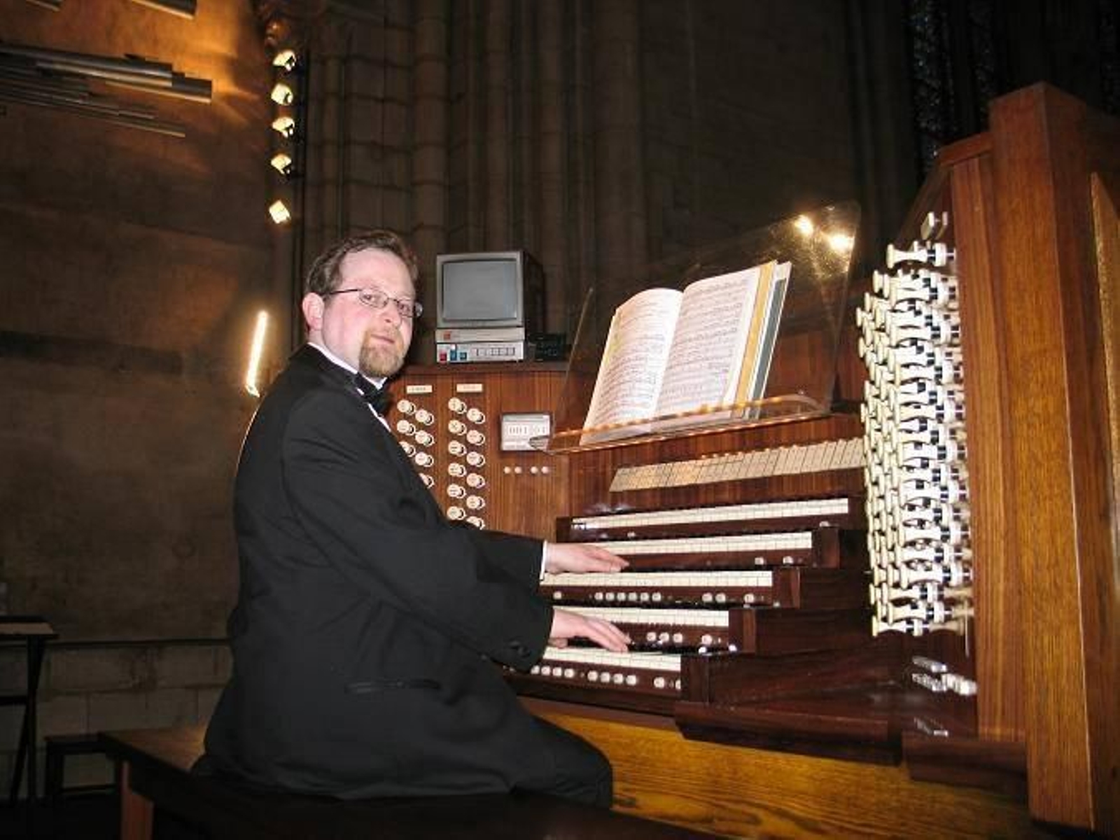 El organista francés Didier Hennuyer. El organista francés Didier Hennuyer.