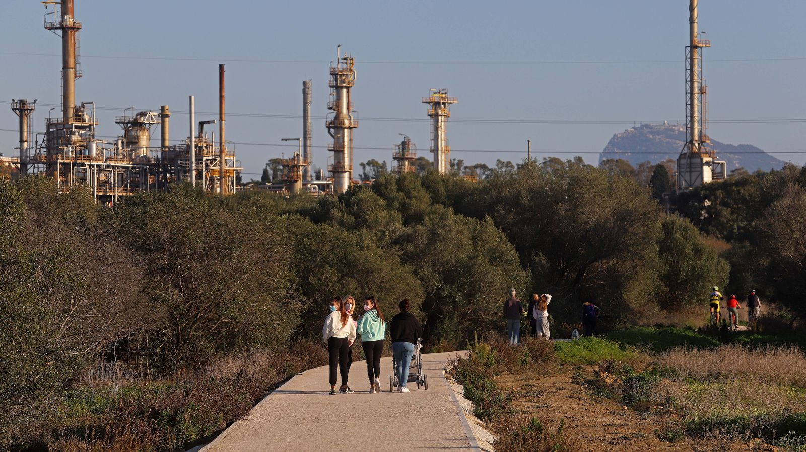 Sendero del arroyo de la Madre Vieja en San Roque