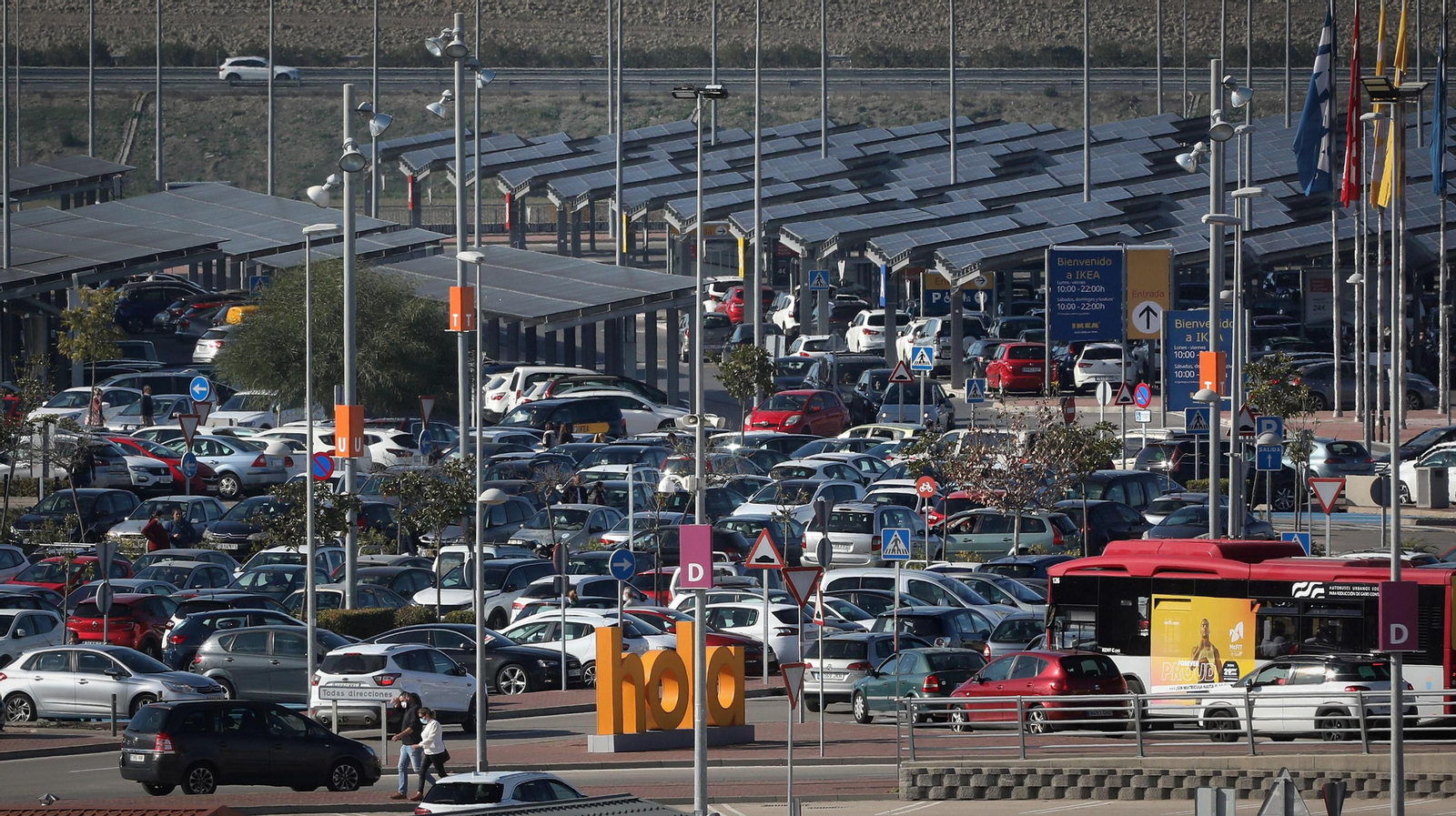 Lleno en los centros comerciales de Jerez
