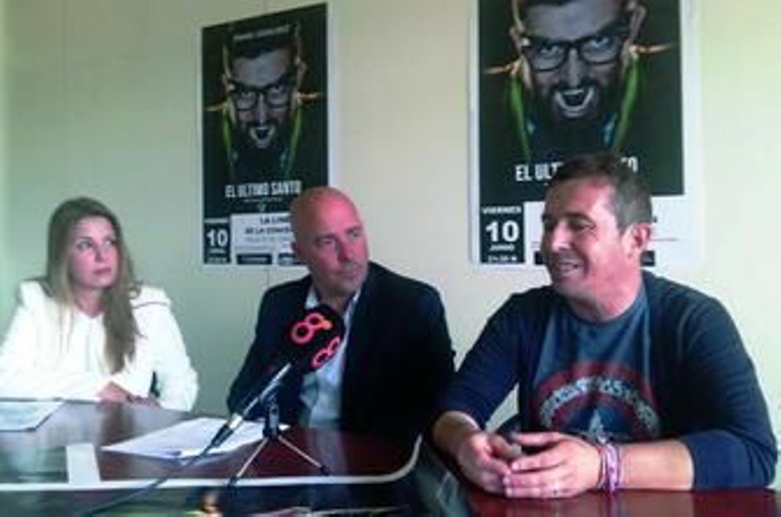 Imagen de la rueda de prensa de presentación de espectáculo, ayer.