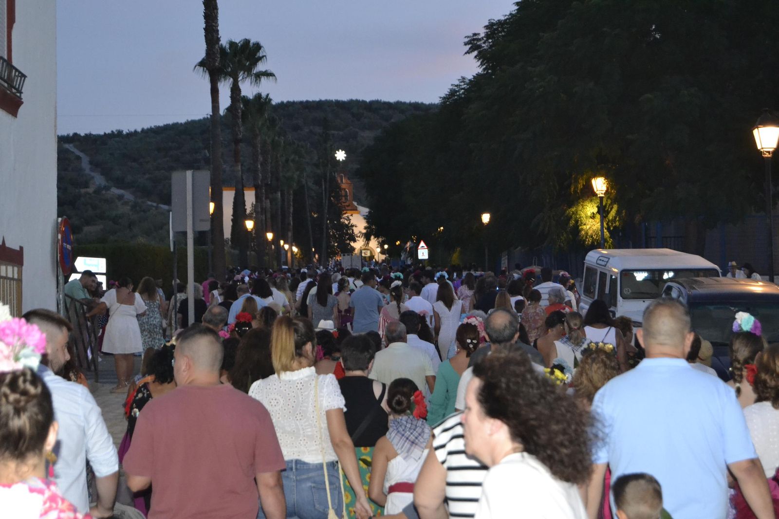 El pregón y la ofrenda floral a la Virgen de la Estrella en Villa del Río, en imágenes