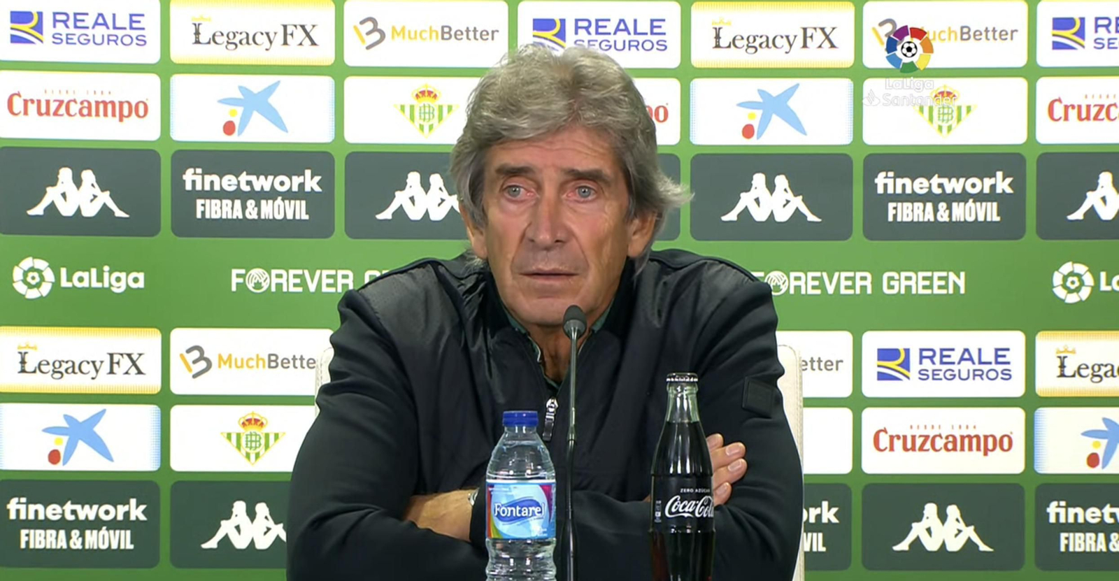 Pellegrini, en una conferencia de prensa.
