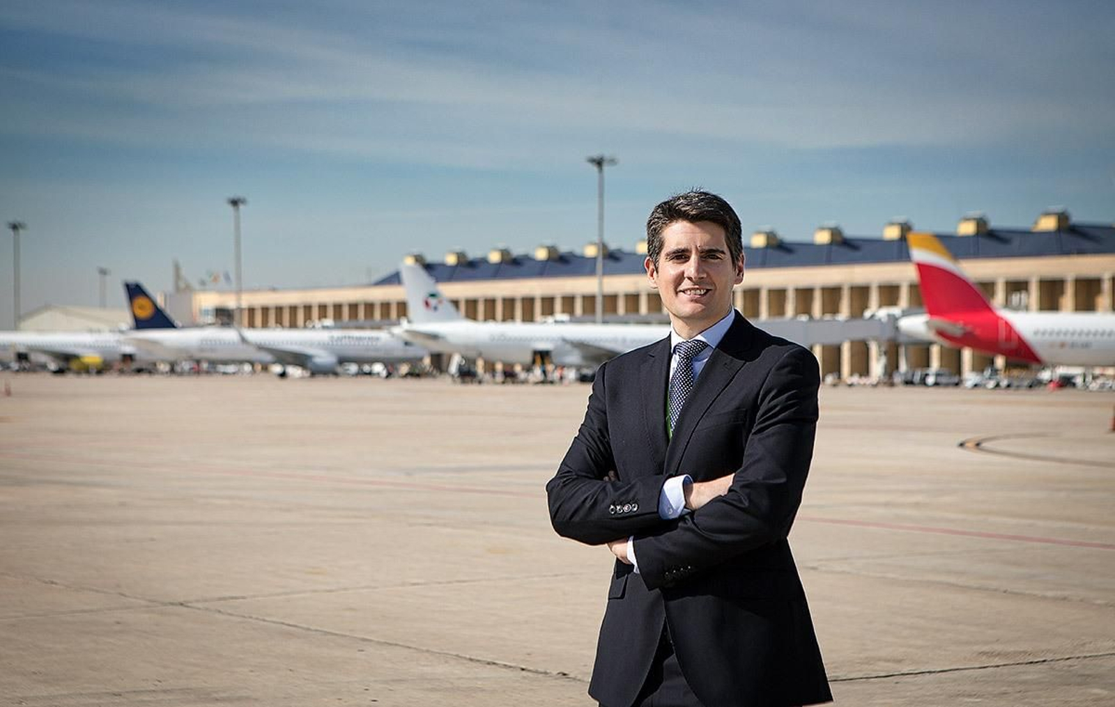 El director del aeropuerto de Sevilla, Jesús Caballero.