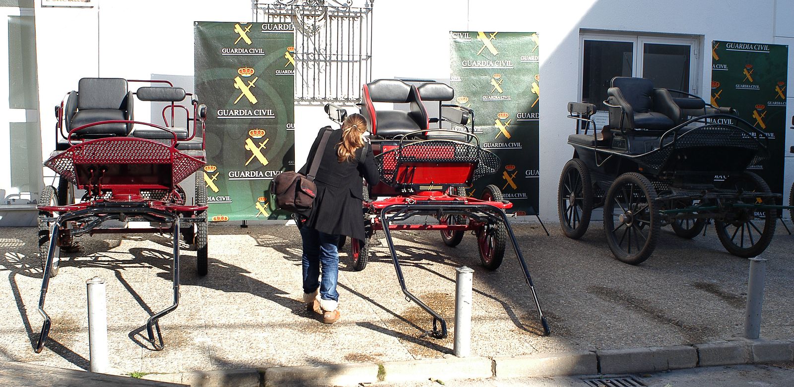 Varios carruajes intervenidos por la Guardia Civil