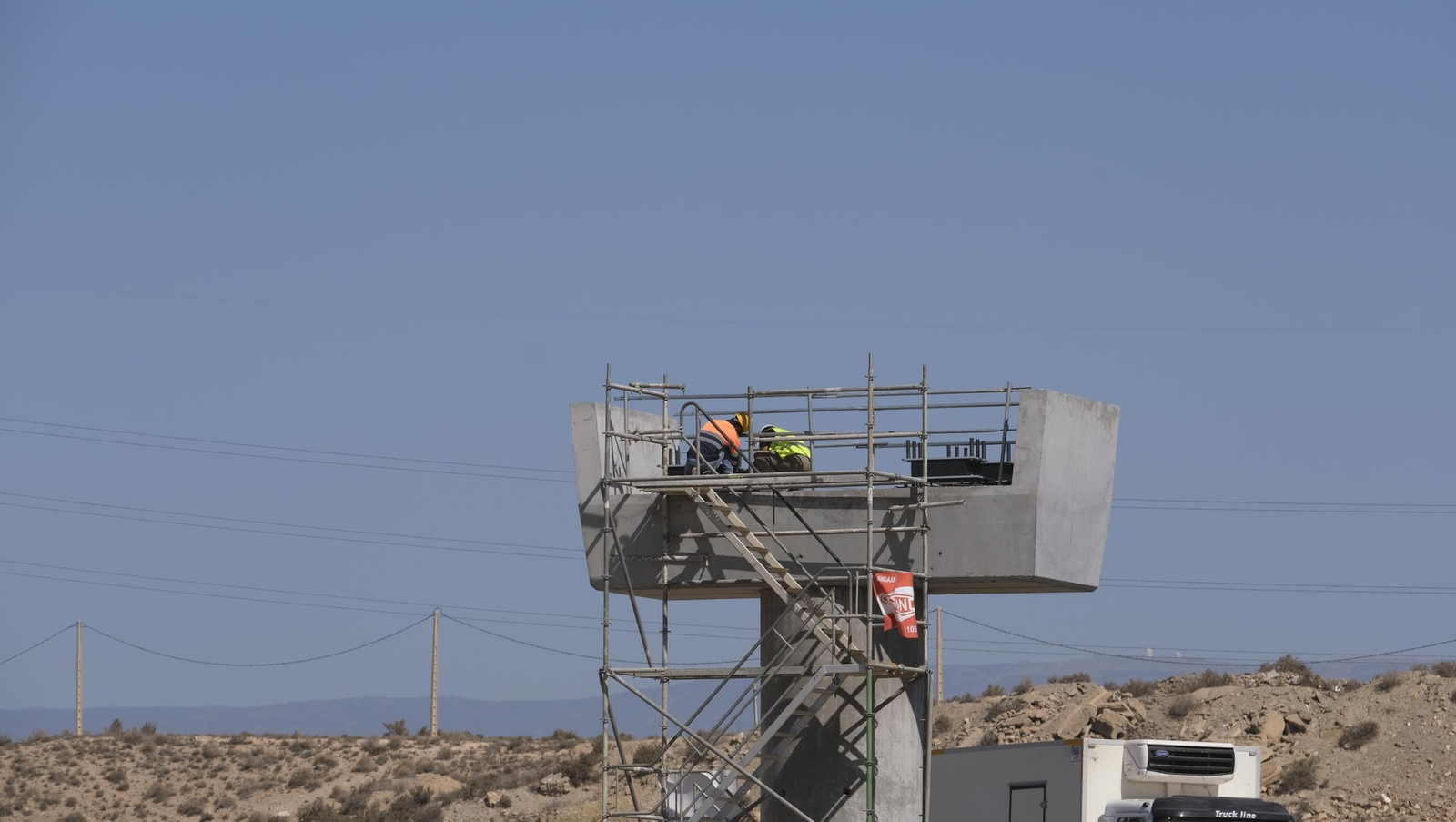 Las obras del nuevo enlace de Viator, en imágenes