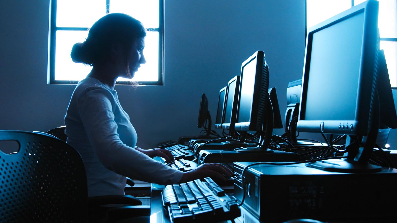 Los maestros también tienen que adaptarse al teletrabajo.