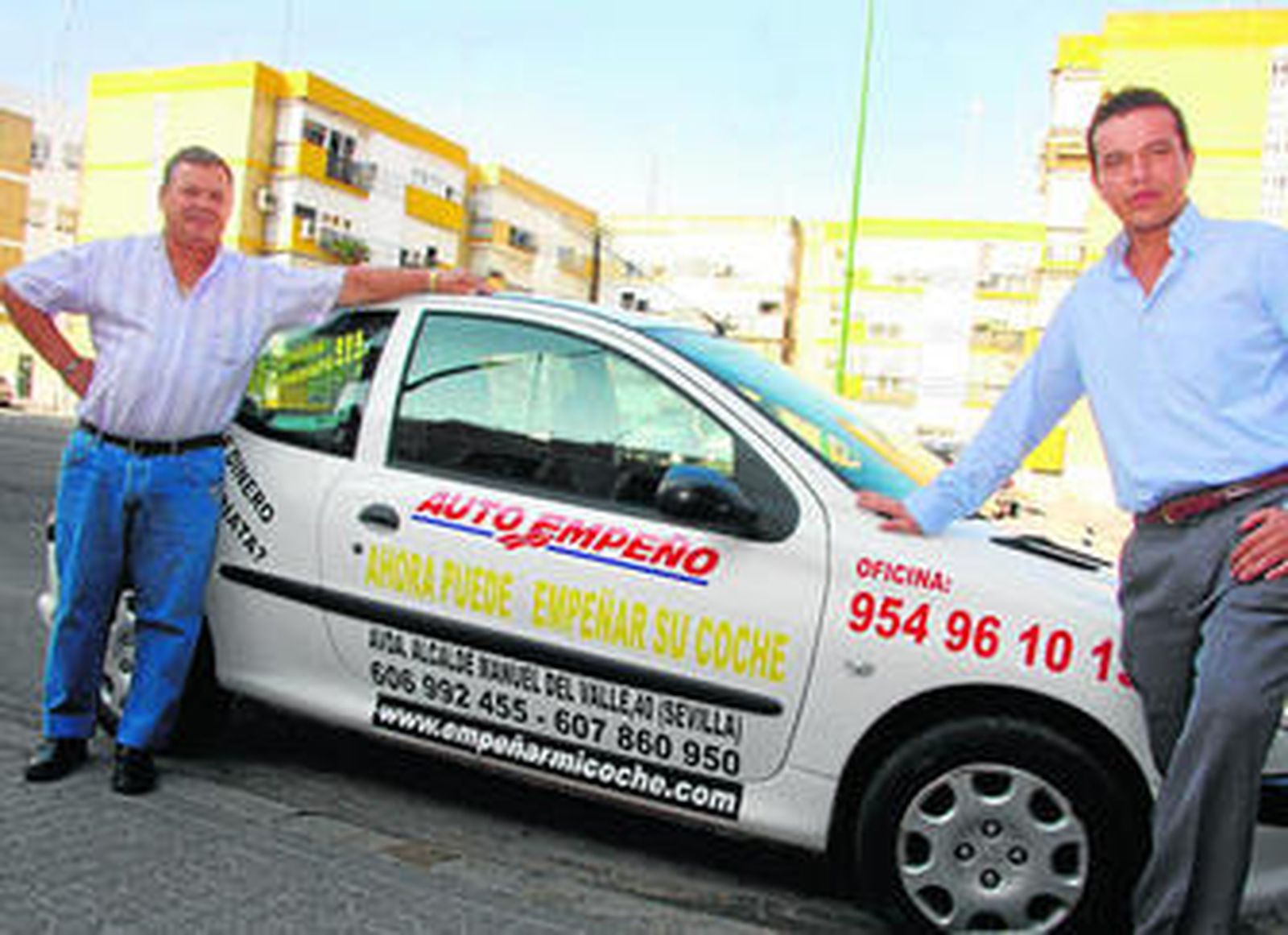 Jesús de Augusto y Francisco Javier Pérez, responsables de Autoempeño Sevilla.