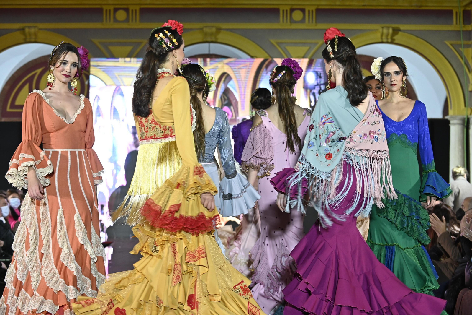 El desfile de Aurora Gaviño en Pasarela Huelva Flamenca 2022, todas las fotos