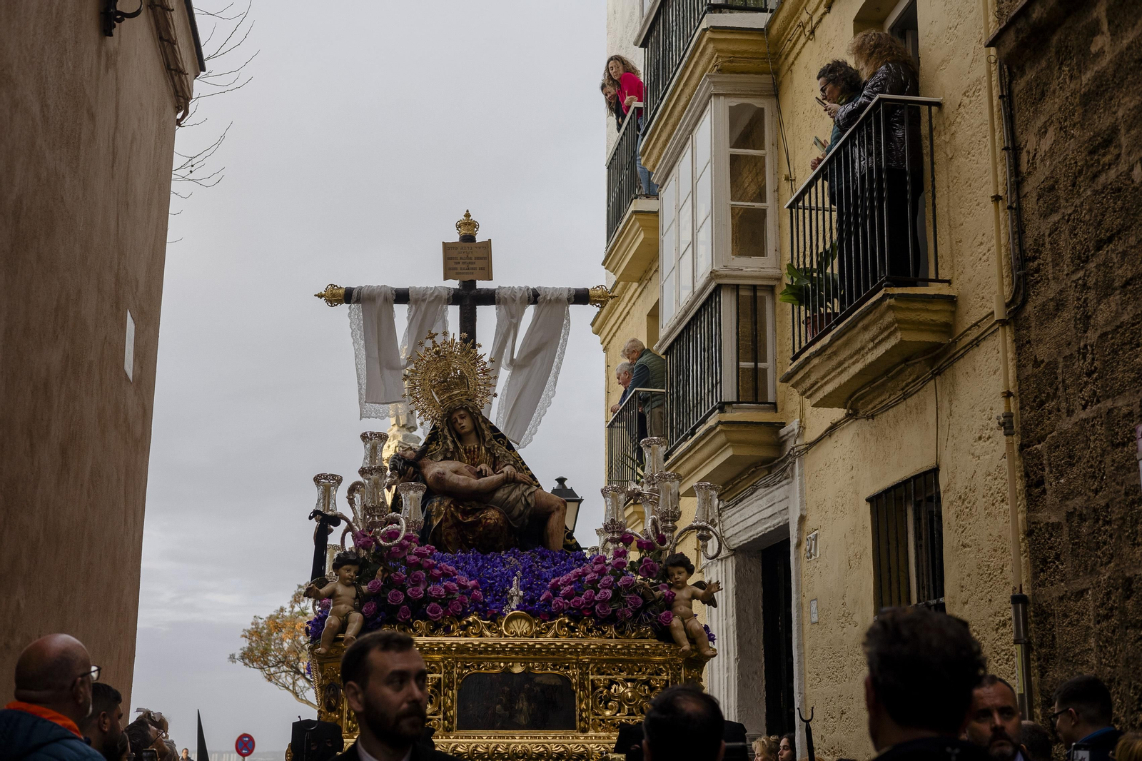 Las imágenes de la cofradía del Caminito este Miércoles Santo en la Semana Santa de Cádiz de 2024