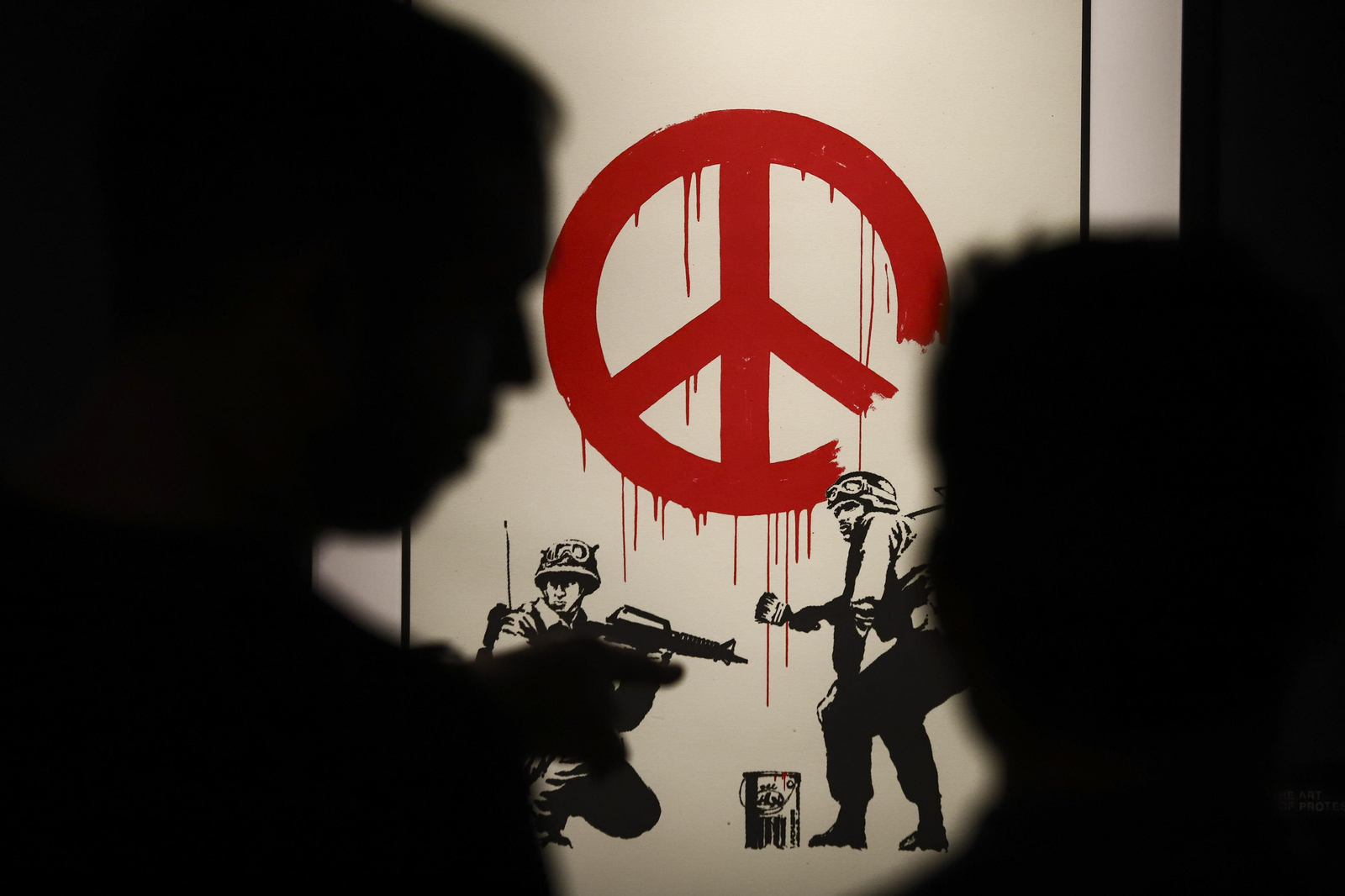 Las fotos de la exposición 'Banksy. The art of protest' en La Térmica, en Málaga
