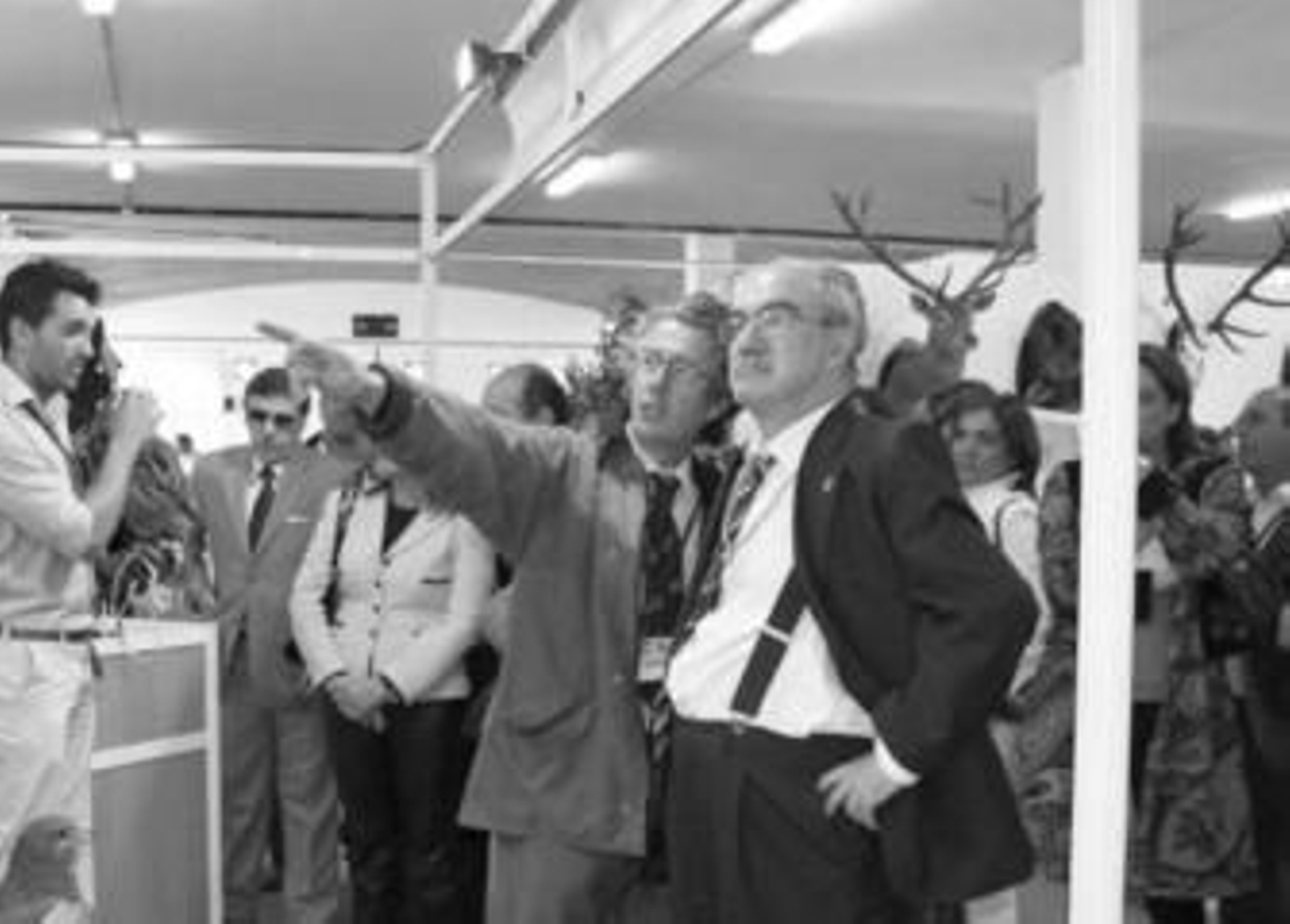 El alcalde de Cartaya, Juan Antonio Millán, durante la inauguración de la Feria.
