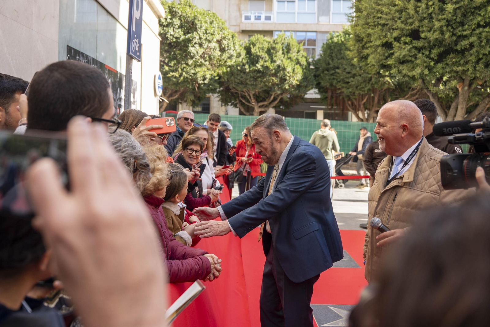 La estrella a JOHN RHYS-DAVIES luce en el paseo de la fama de Almería