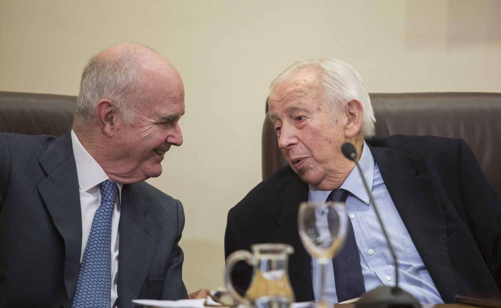 Manuel de Cossío, el hijo mayor de Alfonso de Cossío, habla con Olivencia, que fue su ayudante y alumno furtivo.