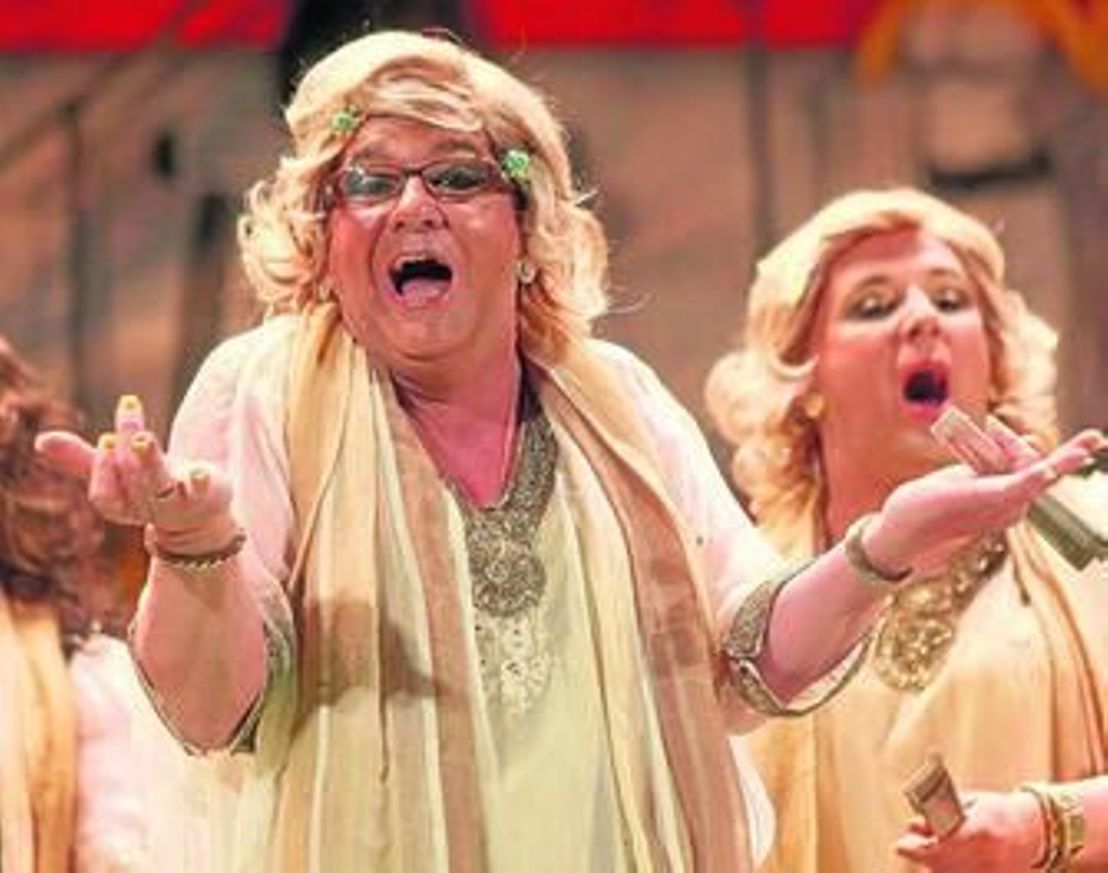 Imagen de archivo de la chirigota 'De nuevo en el mercado', con la que alcanzaron el mayor éxito en Cádiz.