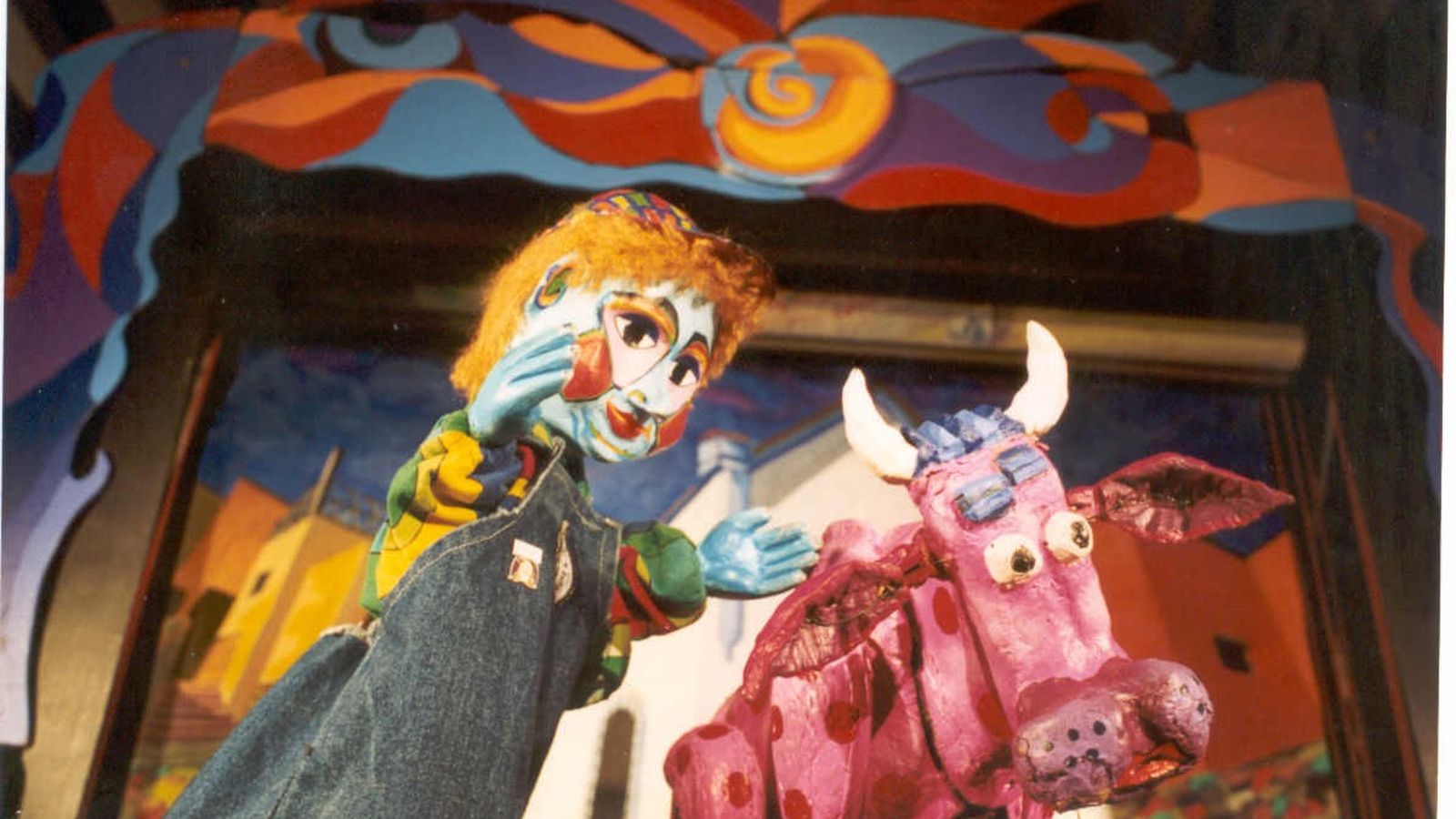 Imagen de la obra de títeres ‘Juanaca el de la Vaca’ de la compañía jerezana La Gotera de Lazotea