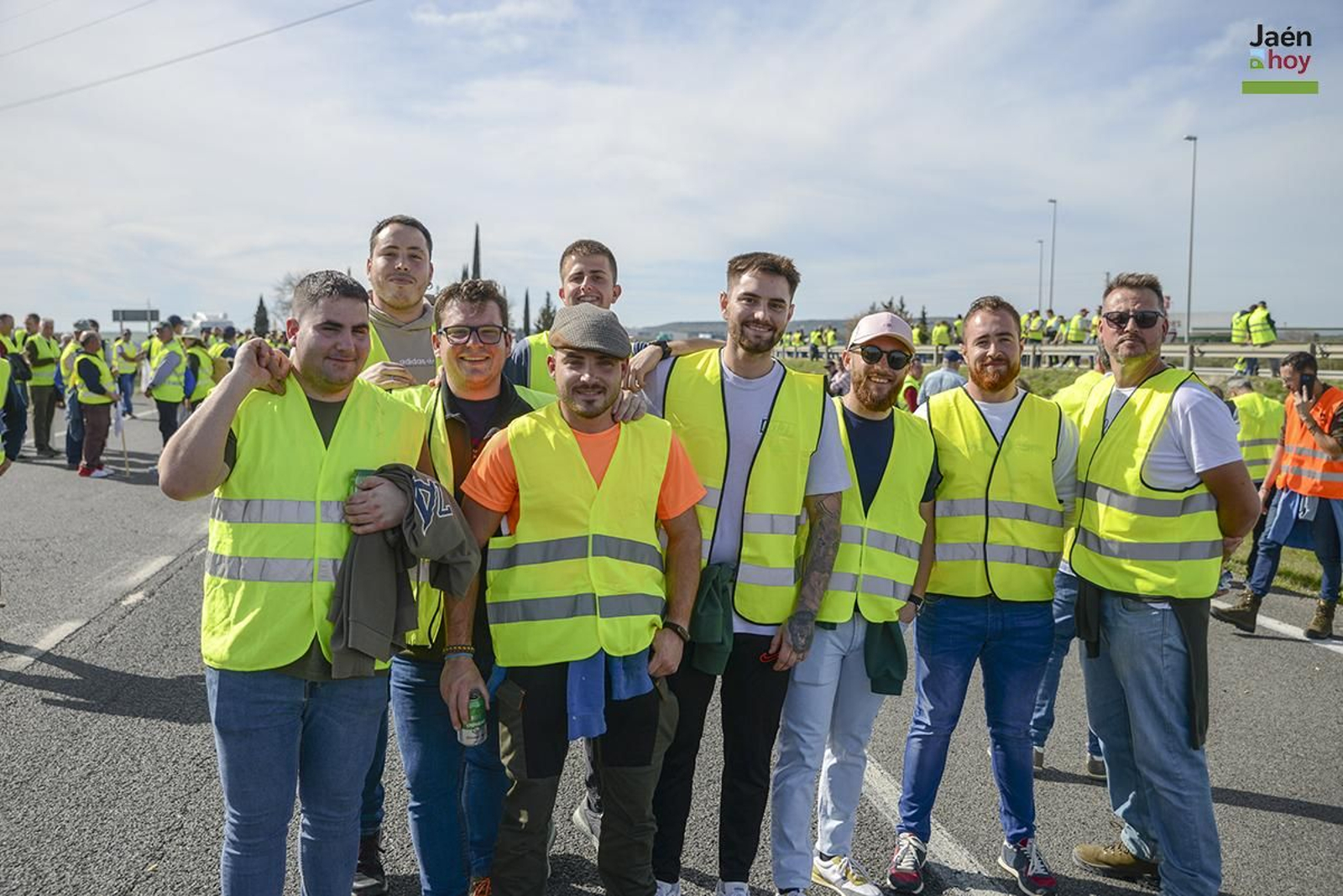 El campo protesta en Jaén por las medidas de la PAC.