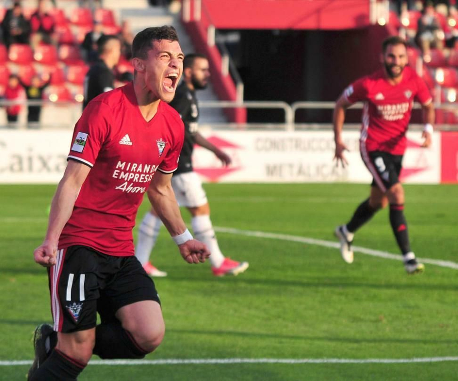 Yanis Rahmani ha marcado ocho goles con el Mirandés en el recién concluido curso