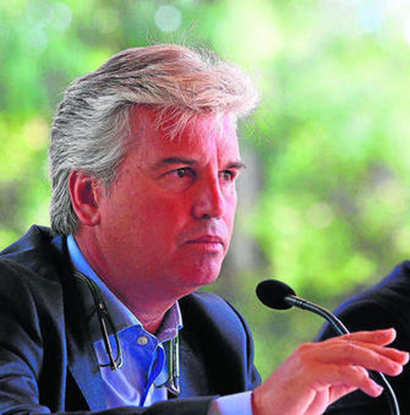 El presidente, Miguel Guillén, en un acto reciente.