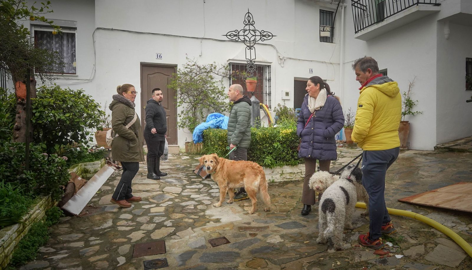Imágenes de los torrentes de agua por las calles de Ubrique