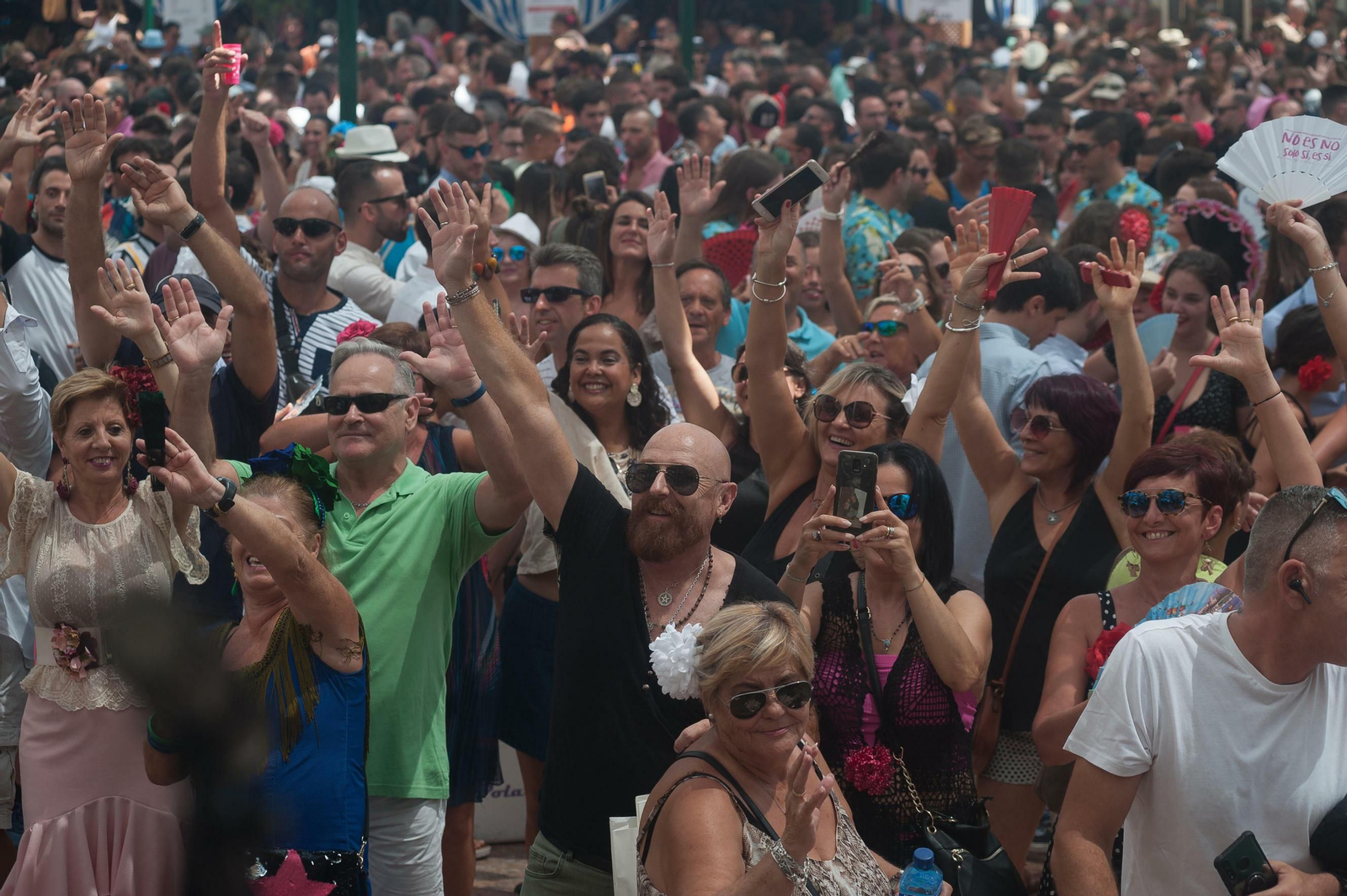 Segundo día de Feria de Málaga en el Centro y en el Real, en fotos