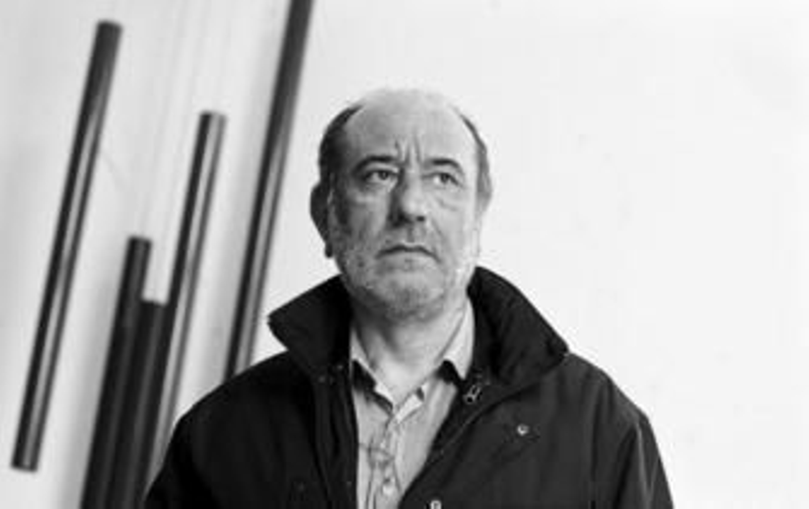 El escritor José Manuel García Marín, durante la entrevista.