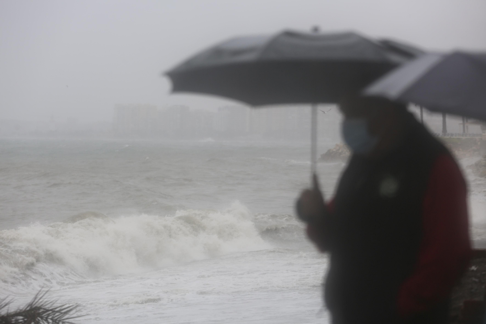 Fotos de las incidencias de la lluvia en Málaga
