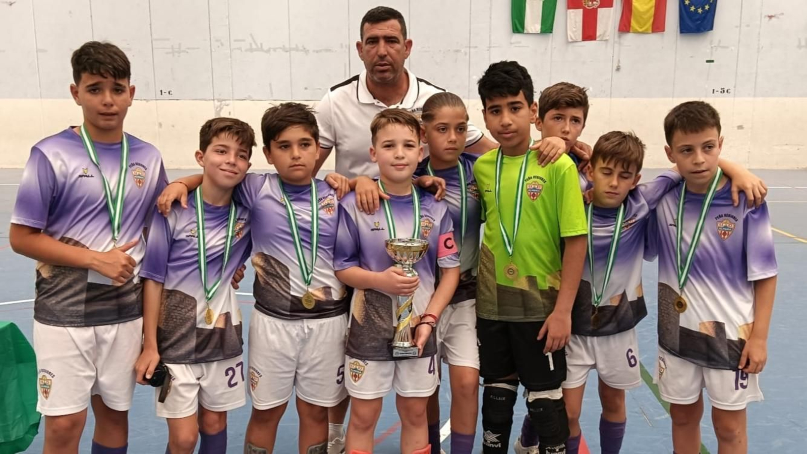 La Peña Regiones, subcampeón andaluz en la categoría Alevín.