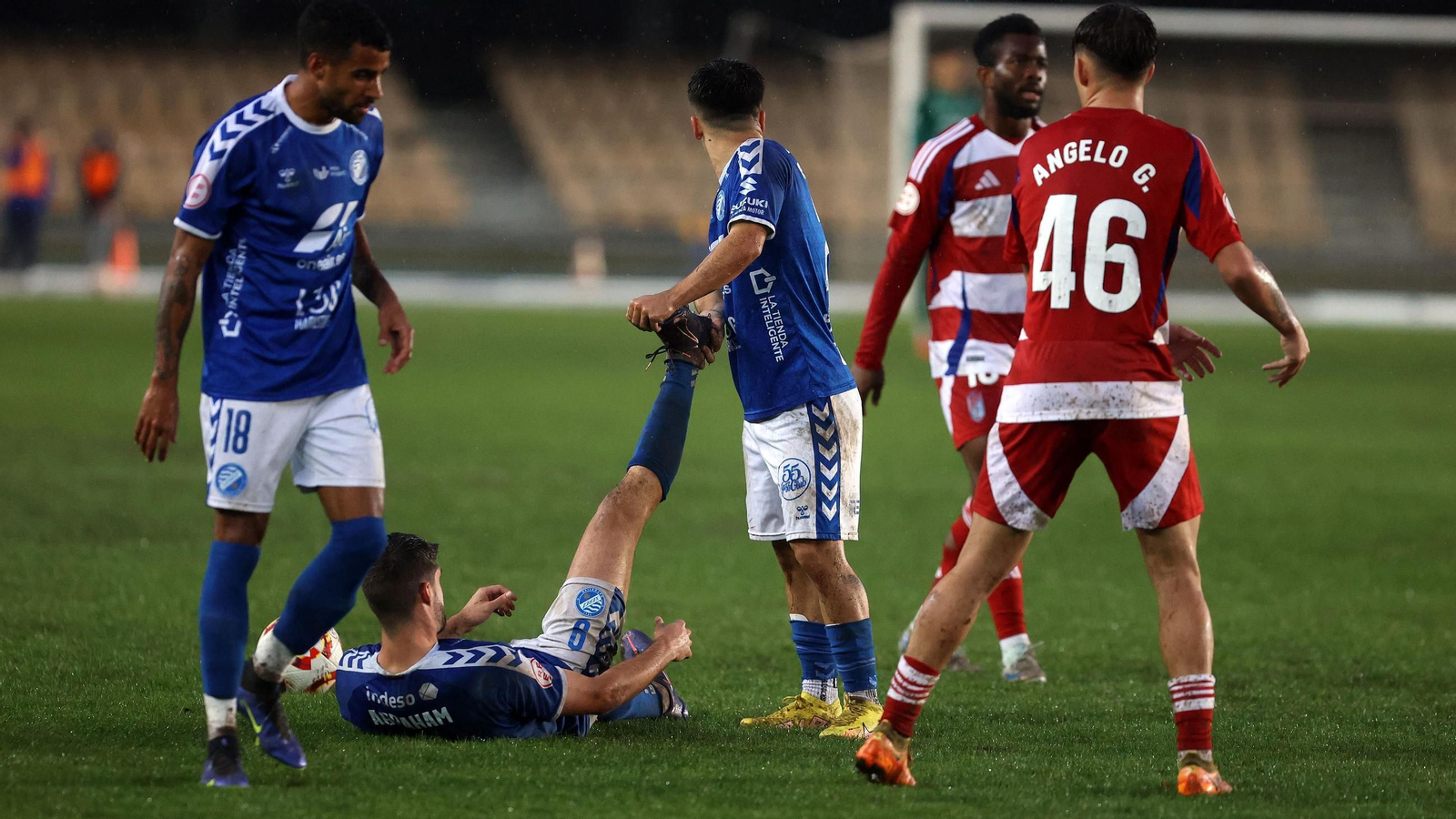 Imágenes del Xerez DFC contra el Recreativo Granada