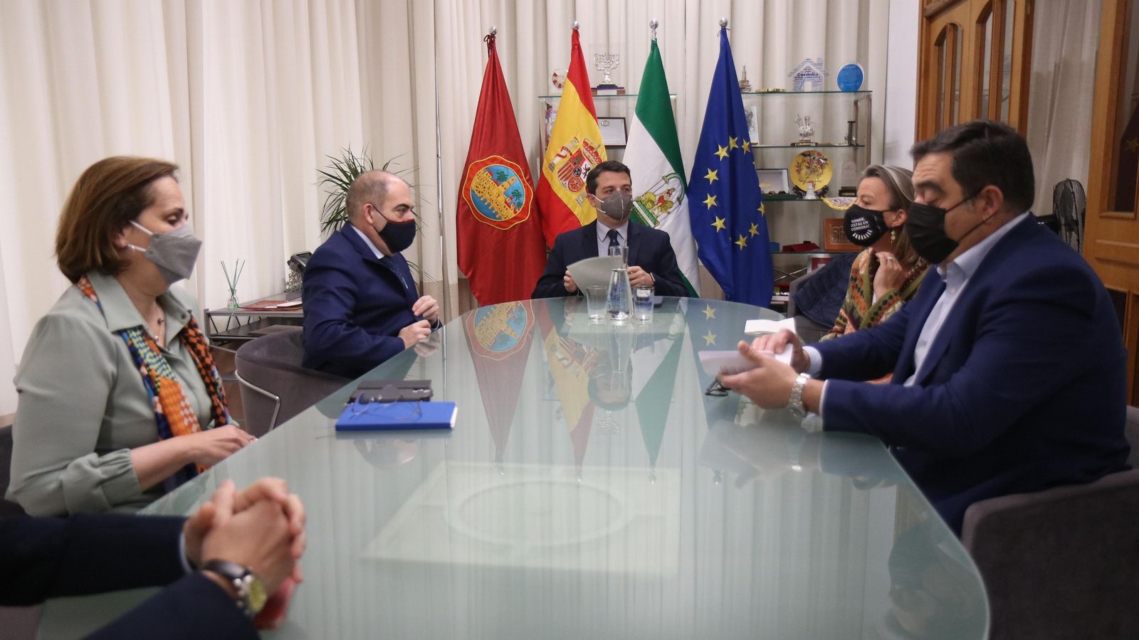 Reunión este viernes en el Ayuntamiento de Córdoba. Reunión este viernes en el Ayuntamiento de Córdoba.