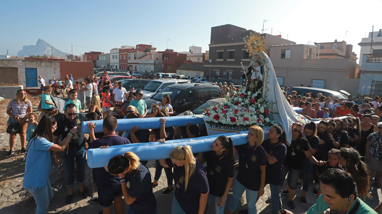 Las mejores fotos de la procesión de la Virgen del Carmen en La Línea