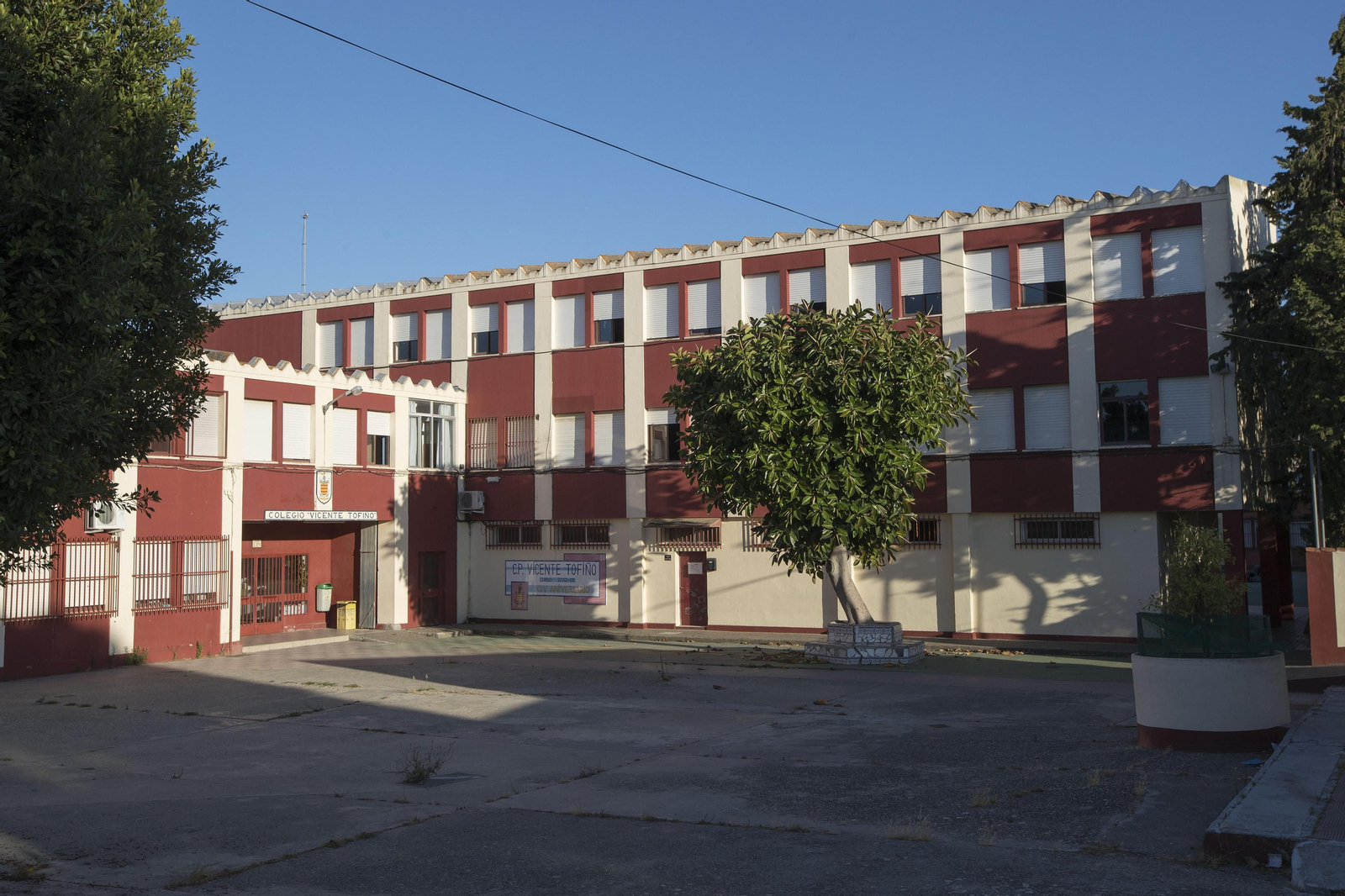 El colegio Vicente Tofiño, en una imagen de archivo.