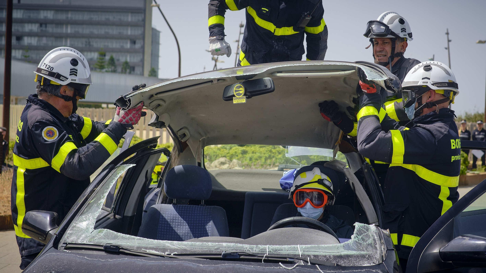 Simulacro de incidente intencionado en Cádiz