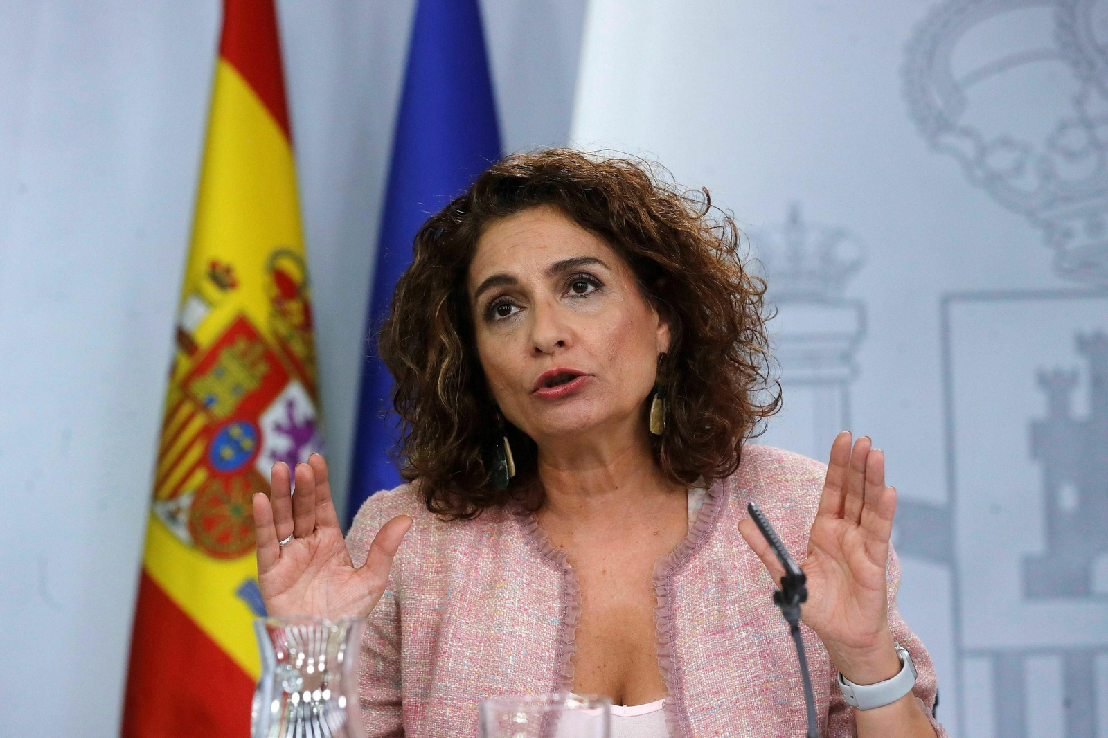 María Jesús Montero comparece tras un Consejo de Ministros.