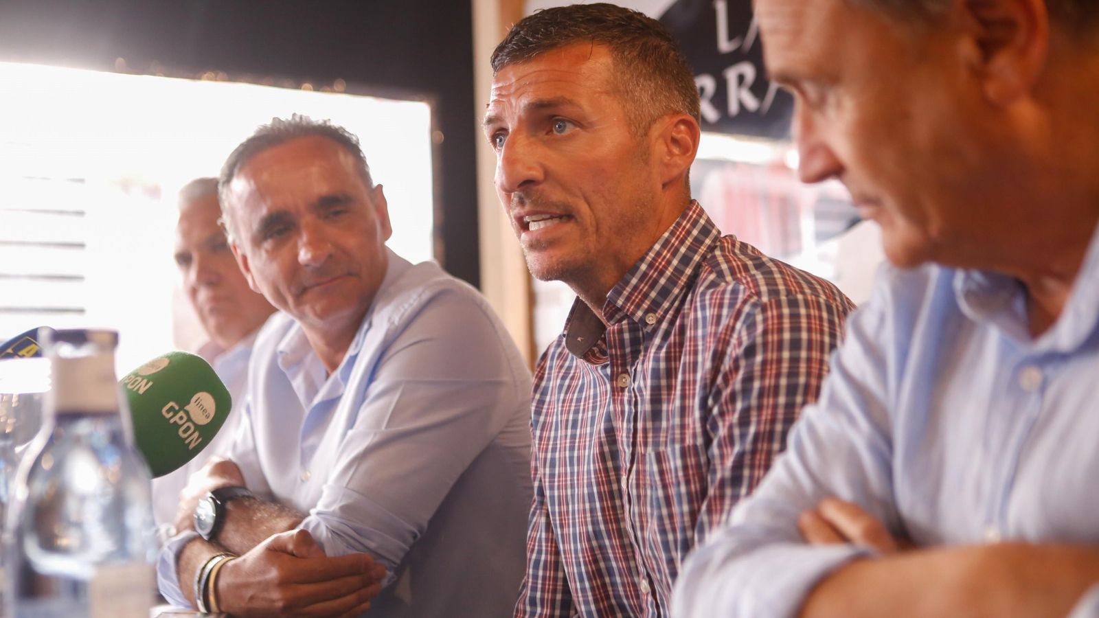 Ismael Chico, durante su alocución