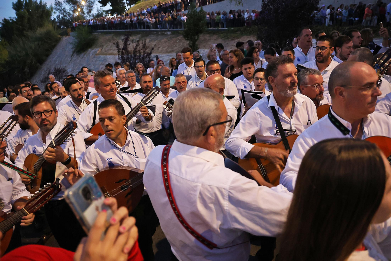 Imágenes de la bajada de la Virgen de la Cinta