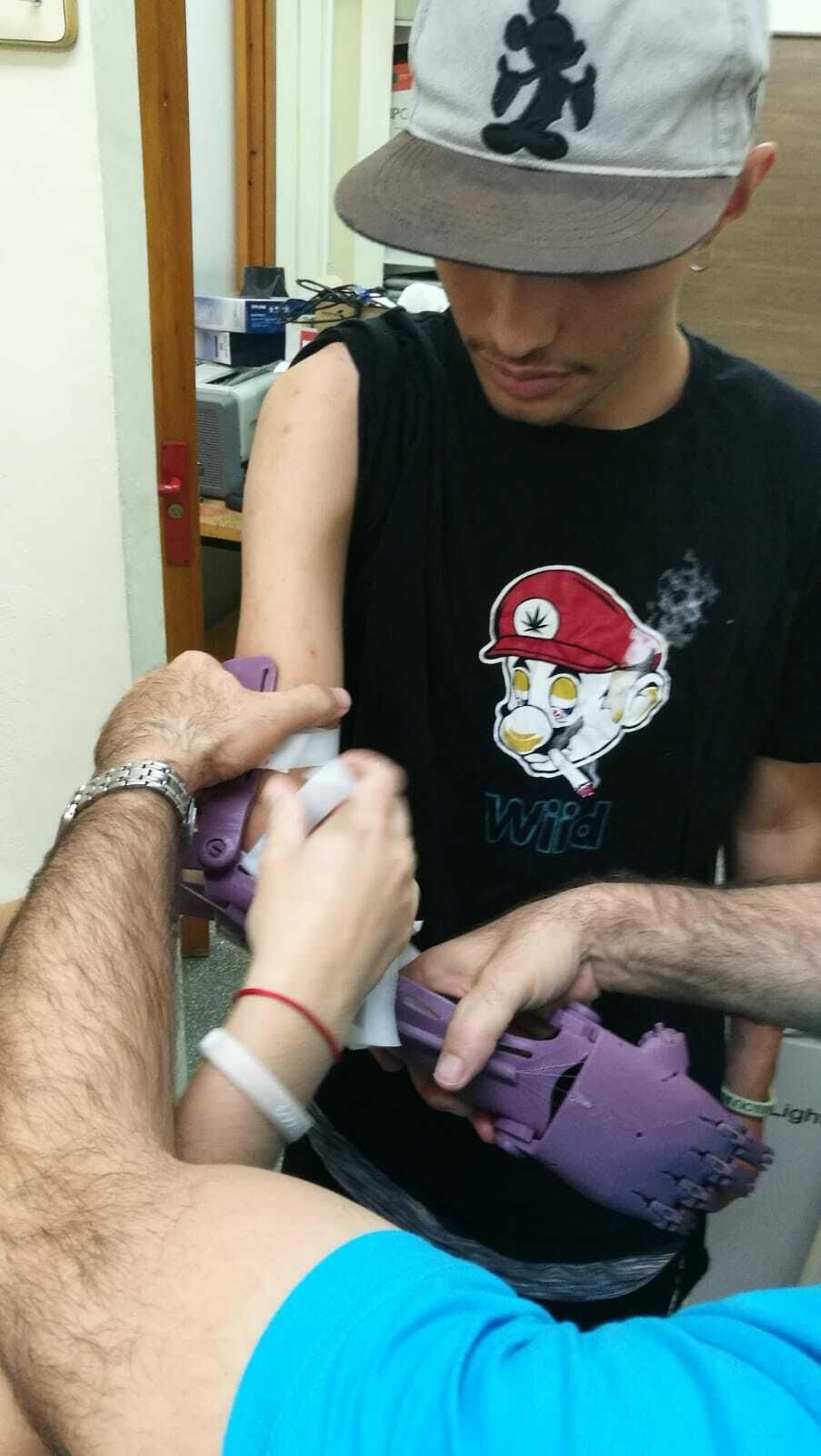 Fotogalería del proceso de elaboración del brazo mecánico
