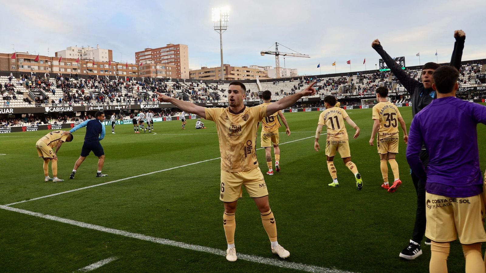 El FC Cartagena-Málaga CF, en fotos