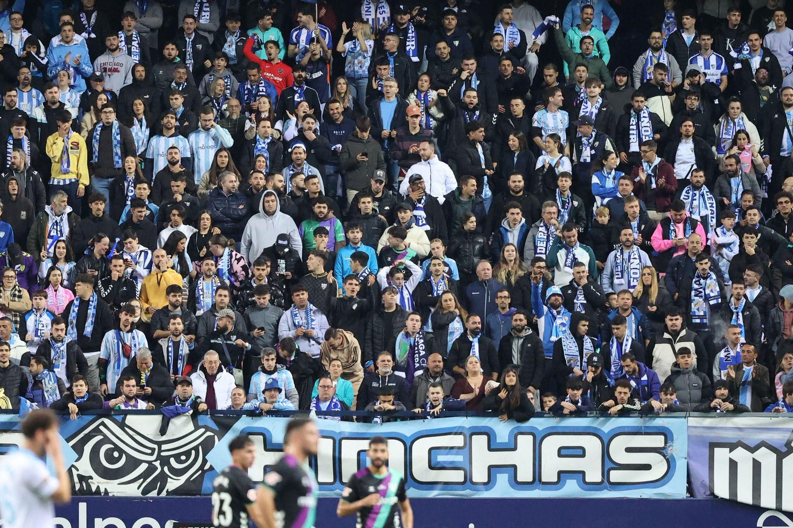 Búscate en las gradas de La Rosaleda en el Málaga CF-Zaragoza