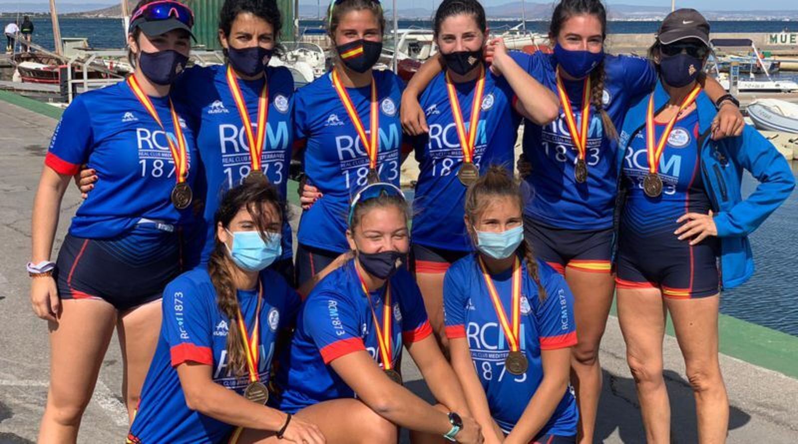 El bote del Mediterráneo de Málaga que fue campeón de España recientemente.