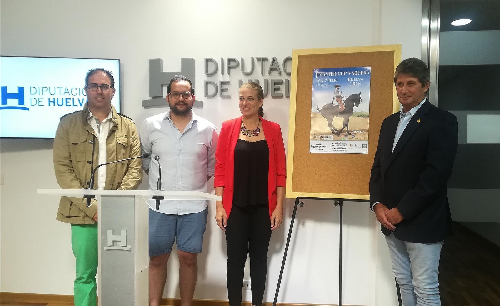 Marco Antonio Díaz, Manuel Jesús Morano, Rocío de la Torre y Antonio Castejón, en la presentación.