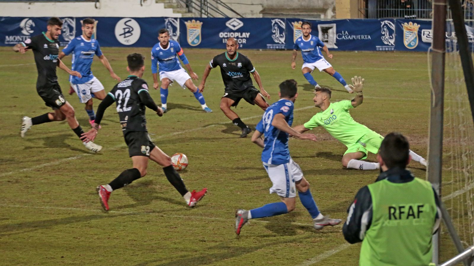 Imágenes del Xerez CD y el CD Rota en el Pedro S. Garrido