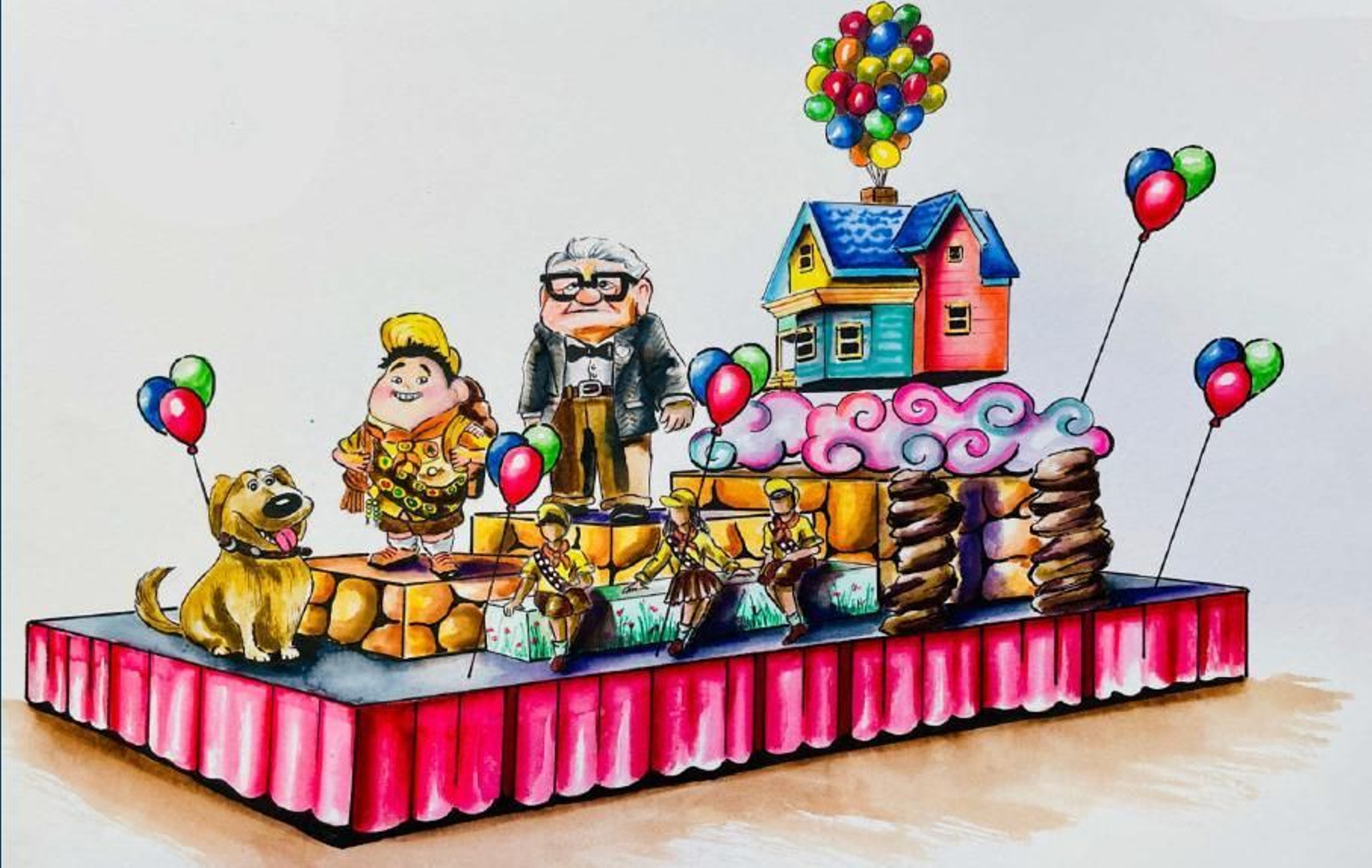 Así son las carrozas de la cabalgata de Reyes Magos de San Fernando